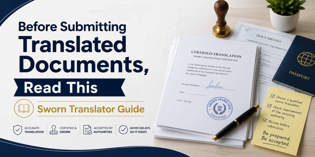 Before Submitting Translated Documents