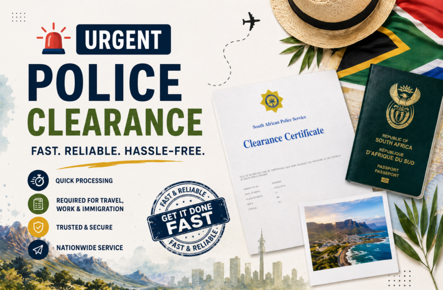 Urgent Police Clearance South Africa: The Complete Guide to Getting Your Certificate Fast