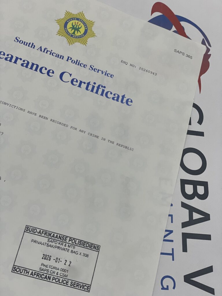 Urgent Police Clearance Certificate